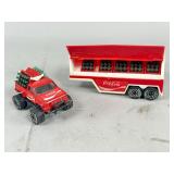 Remco Coca-Cola Delivery Truck and Trailer