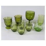 Green Glasses in Assorted Styles