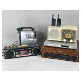 Vintage Radios and Modern Media Devices