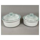 CorningWare French White Stoneware Casserole Set
