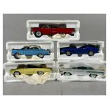 Five Classic Ford Diecast Models