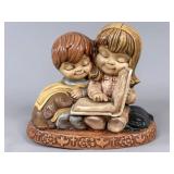 Scioto Ceramics 1977 Children Reading