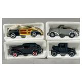 Four Ford & Chevrolet Diecast Models