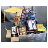 Miscellaneous Items Including Vintage TV Tray