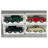 4 Die-Cast Classic Chevrolet Cars