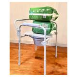 Adjustable Medical Commode With Disposable Pads