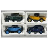 Four Classic Chevrolet Diecast Models