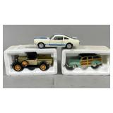 Three Ford Diecast Models