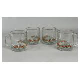4 Made in USA Glassï¿½Holiday Mugs