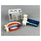 Pillsbury Doughboy Recipe Holders and Shakers