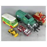 Plastic Toy Vehicles, Various Types