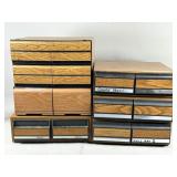Wooden Cassette Storage Cabinets