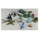 Military Aircraft and Vehicle Toys