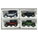 Four Classic Chevrolet Diecast Models