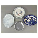 Ceramic Plates and Platters, Multinational Origins