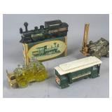 Train-Themed Vintage Avon Bottles