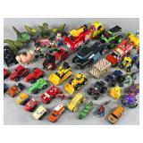 Toy Vehicles and Figures Lot