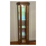Hexagonal Glass Display Cabinet
