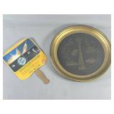 Seattle World's Fair Tray & Americans in Space Fan