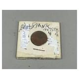 Mostly Blank Mis-Struck Penny