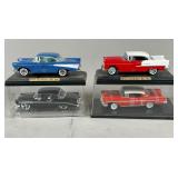 Four Chevrolet Bel Air Model Cars