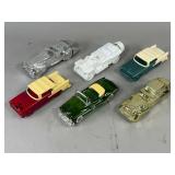 Six Avon Collectible Car-Themed Bottles