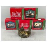 Home Towne Express Train Ornaments & Candle Holder