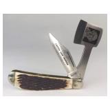 Elk Horn Cherry Tree Chopper Pocket Knife