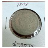 1848 United States Large Cent