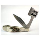 Elk Horn Cherry Tree Chopper Pocket Knife