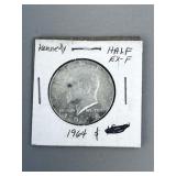 1964 Kennedy Silver Half Dollar Coin