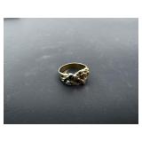 10K Yellow Gold Nugget-Style Ring