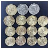 US Susan B. Anthony and Sacagawea Dollar Coin