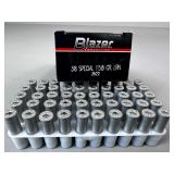 Blazer .38 Special 158 GR LRN Ammunition