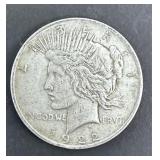 1922 Peace Silver Dollar Coin