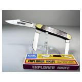 Edgemark Explorer Knife 440 Stainless Ebony