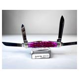 Case XX Pocket Knife with Pink Jigged Bone
