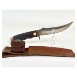 Schrade USA 498 Fixed Blade Knife with Sheath