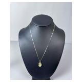 14K Gold Nugget Pendant Necklace, 5g