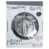 1929-P Standing Liberty Silver Quarter