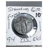 1929 Standing Liberty Silver Quarter