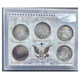 United States Historic Silver Half Dollar Set