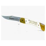 Schrade Scrimshaw Lockback Folding Knife