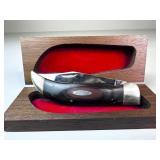 Case XX Buffalo Folding Knife with Wood Box