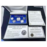 1943 US Coin Set with Certificates