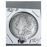 1921-D Morgan Silver Dollar