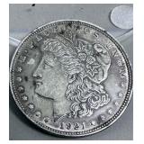 1921 Morgan Silver Dollar Coin