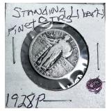 1928 Standing Liberty Quarter Dollar