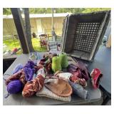 Yarn, Knit Items, Shoes, and Tote