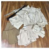 Canvas Tent with Poles and Accessories